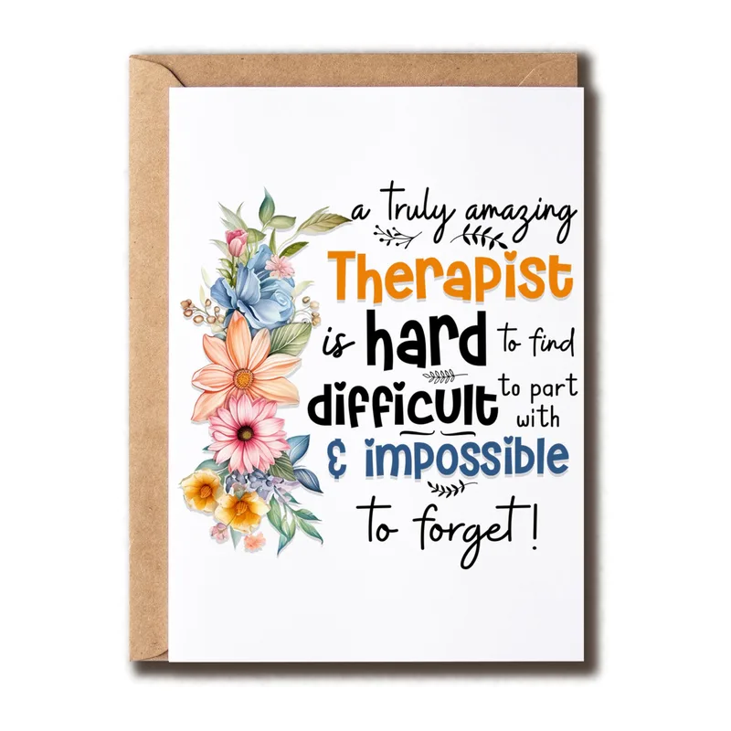 Amazing Therapist Card: Hard to Find and Impossible to Forget