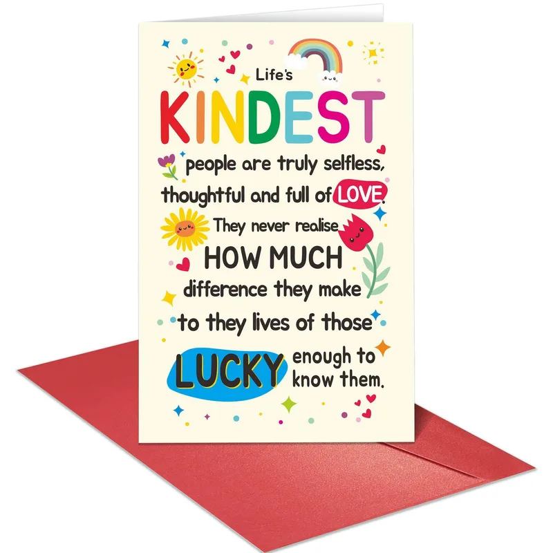 Life's Kindest people Card for Selfless Friends