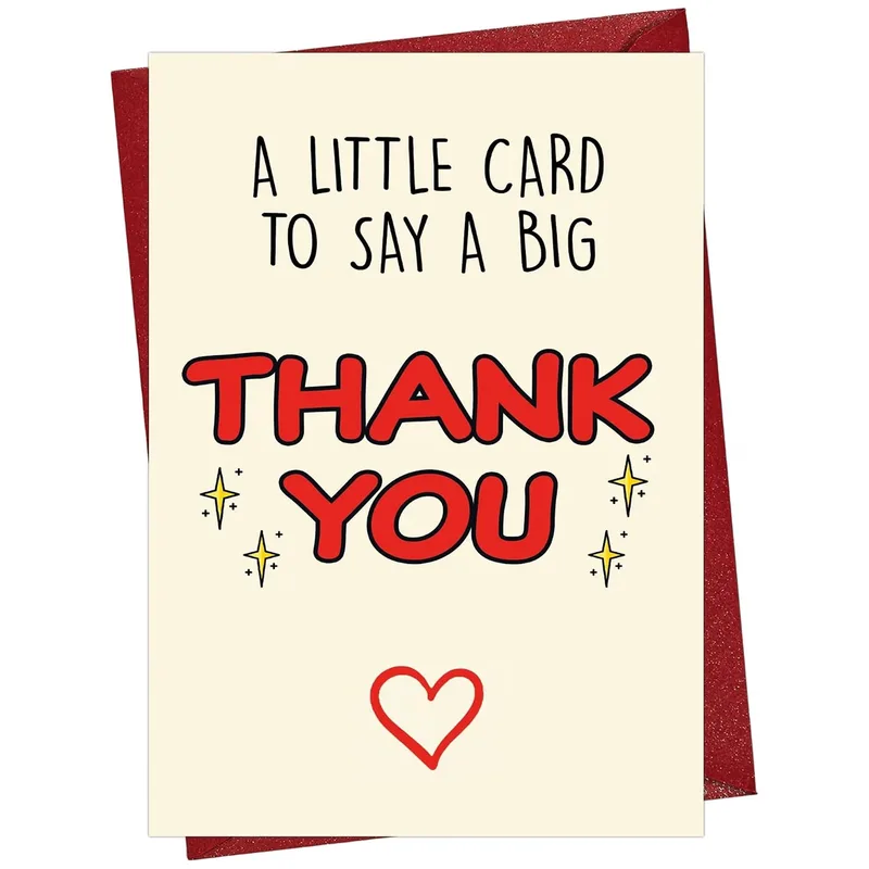 Big Thank You Card for Someone Who Helped You