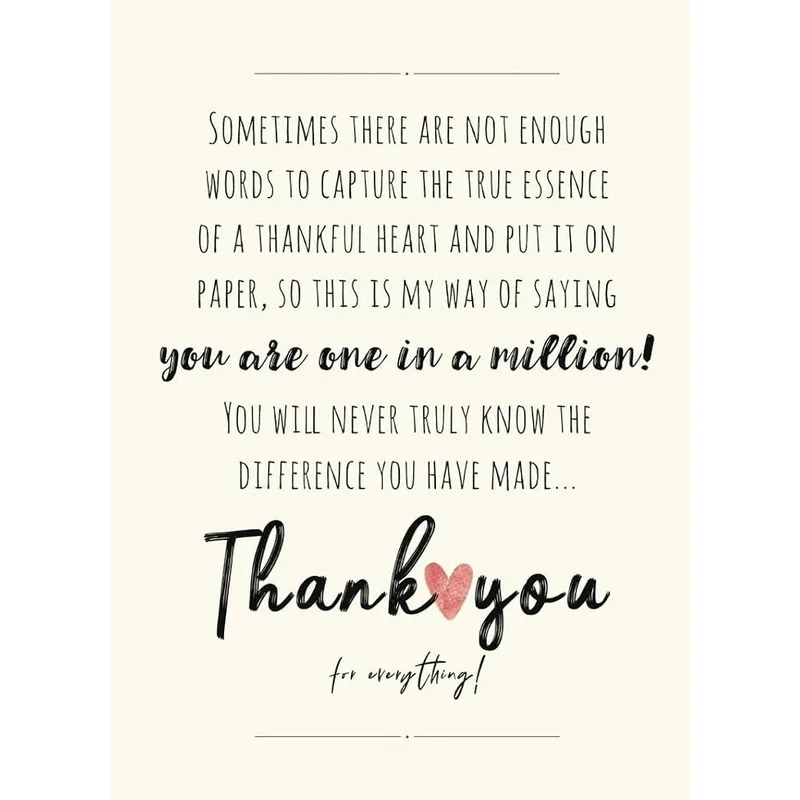 Sometimes there are not enough Card for a thankful teacher