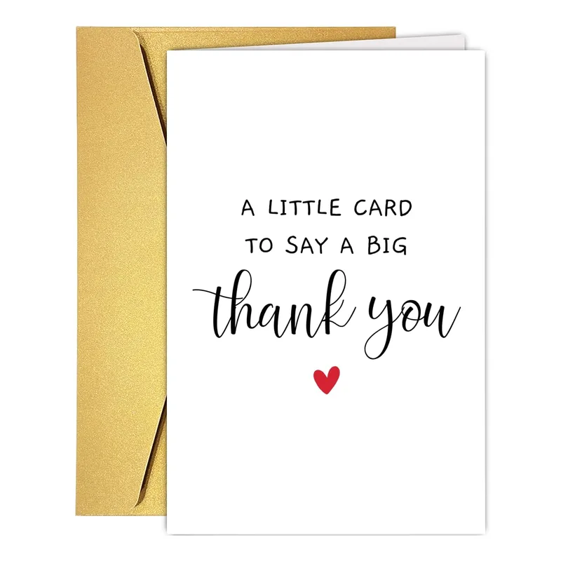 A LITTLE Card for a Big Thank You