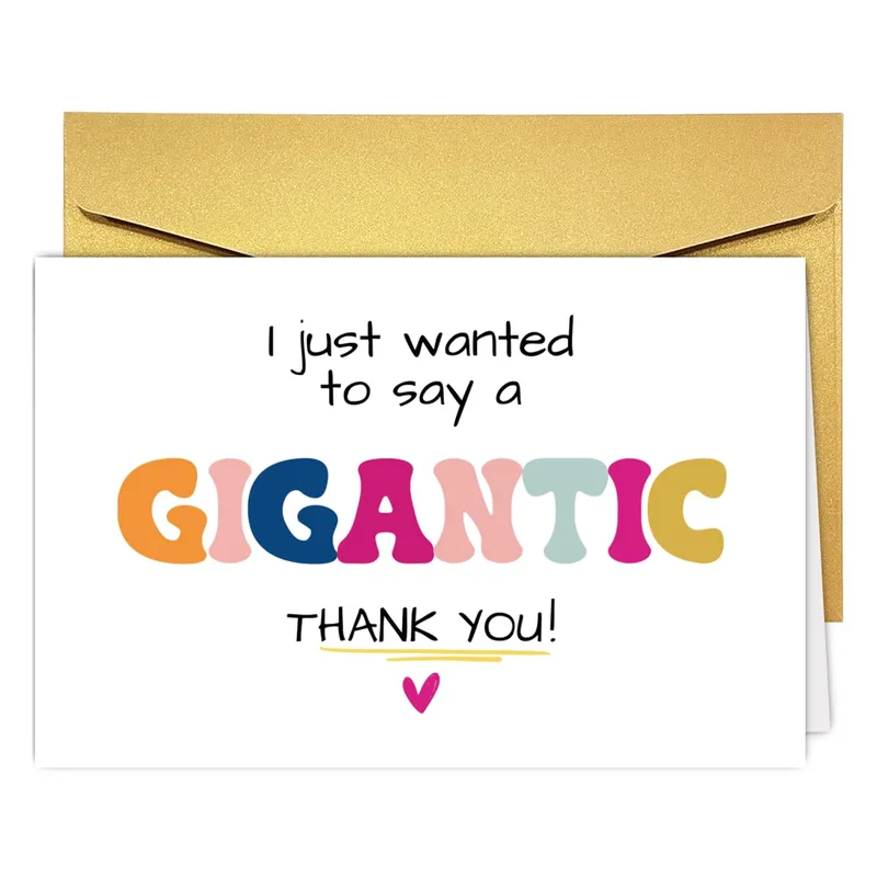 Gigantic Thank You Card for Anyone Who Helped You