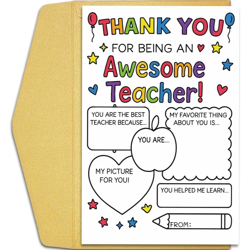 Thank You for Being Card for a Special Educator