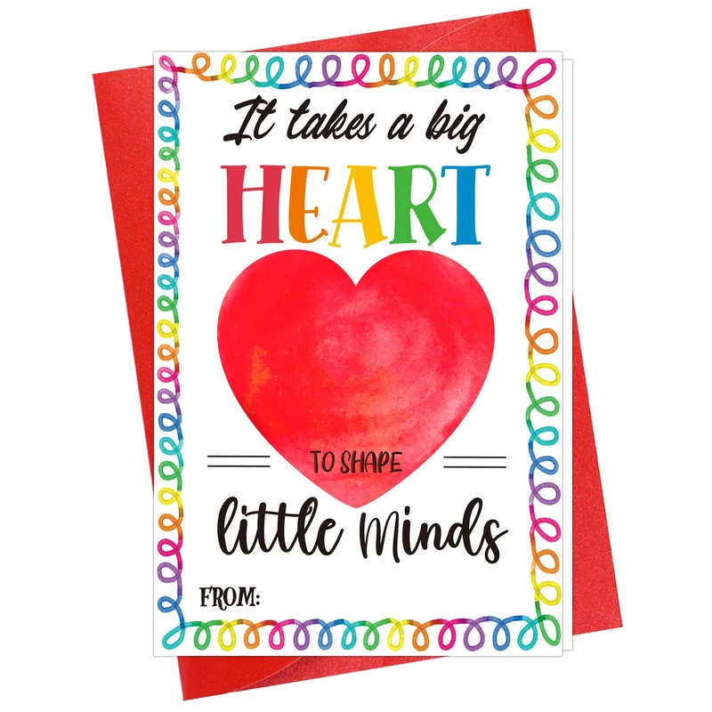 It Takes a Big Card for Teachers Who Shape Little Minds
