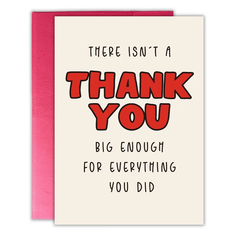 Appreciation for Everything Card: A Thank You That Stretches Far