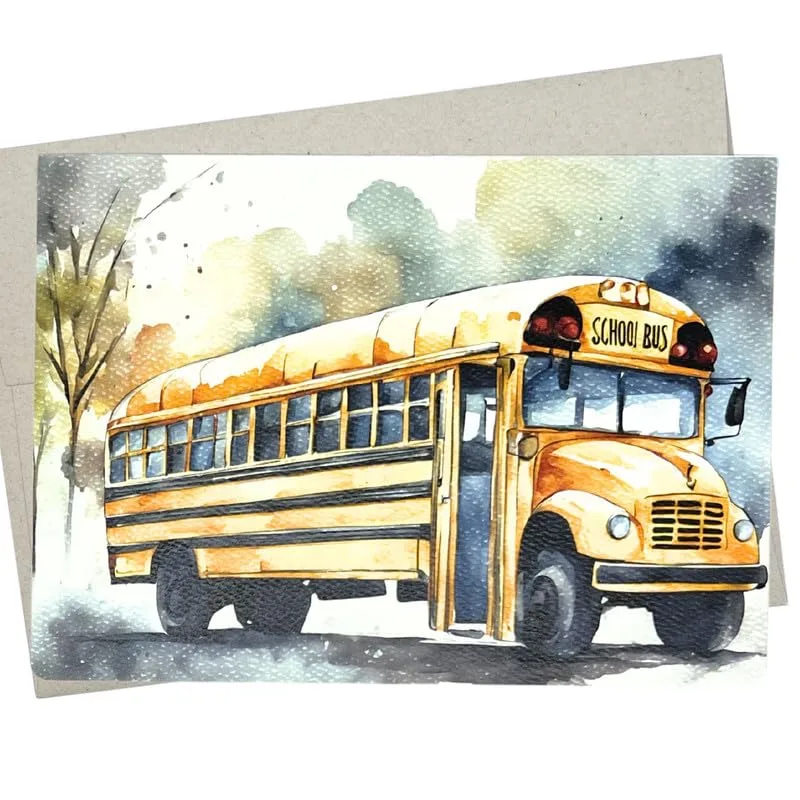 School Bus Card for a Bus Driver Thank You