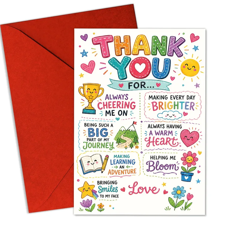 Making Every Day Brighter Card for Teacher Appreciation