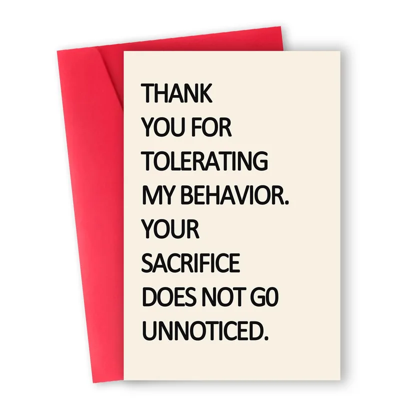 Tolerating My Behavior Card for Someone Patient