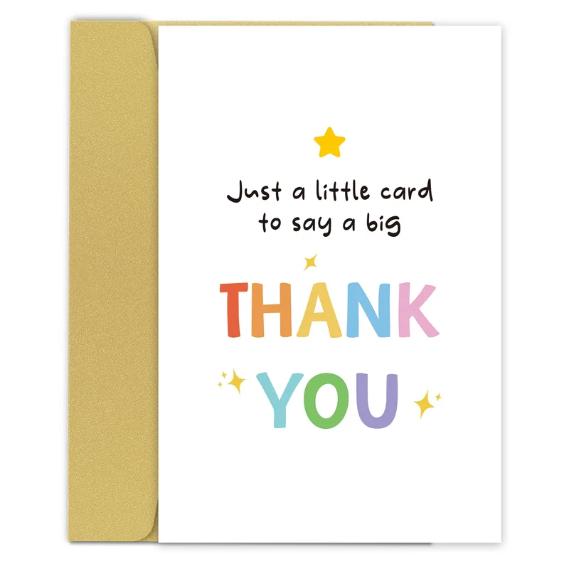 Little Thank You Card for Anyone Who Helped You