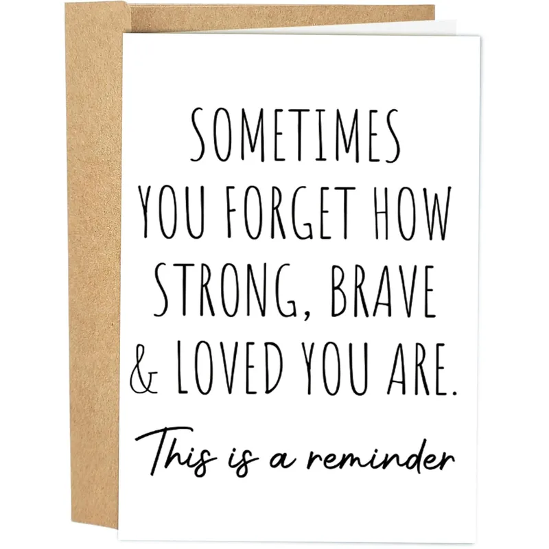 Strength Reminder Card: A Gentle Note for Hard Days