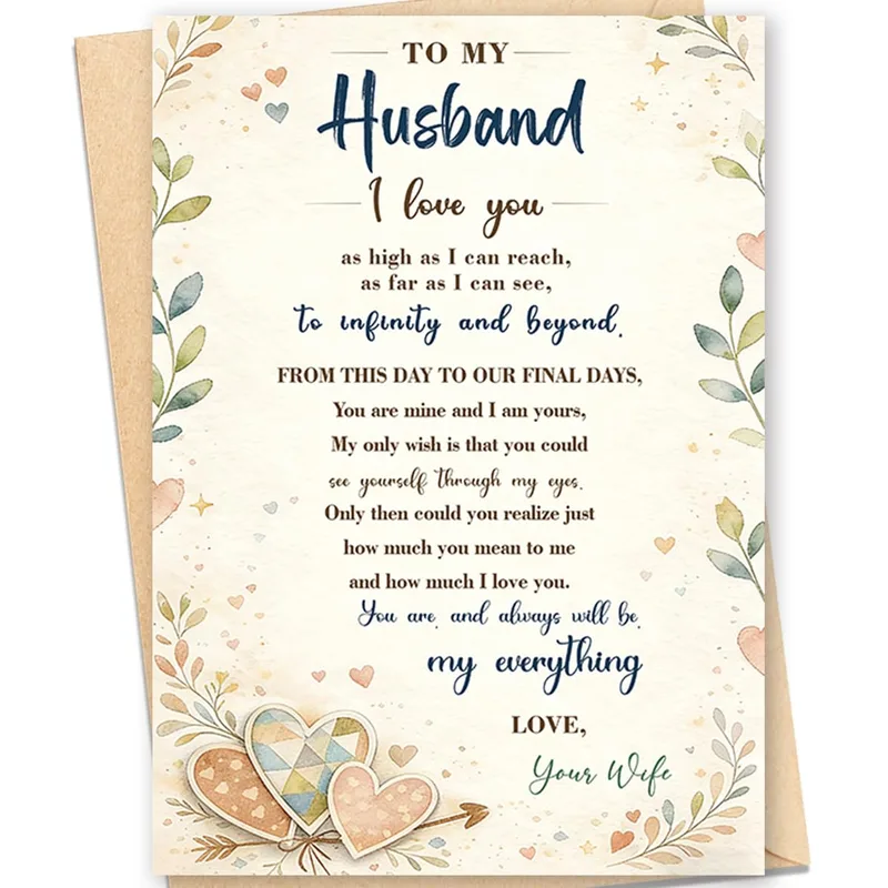 Love Husband Card: A Heartfelt Note for Your Man