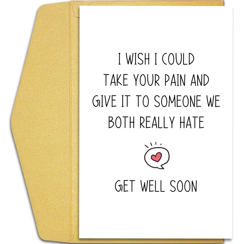 Take Your Pain Card: A Get Well Soon Joke for a Friend