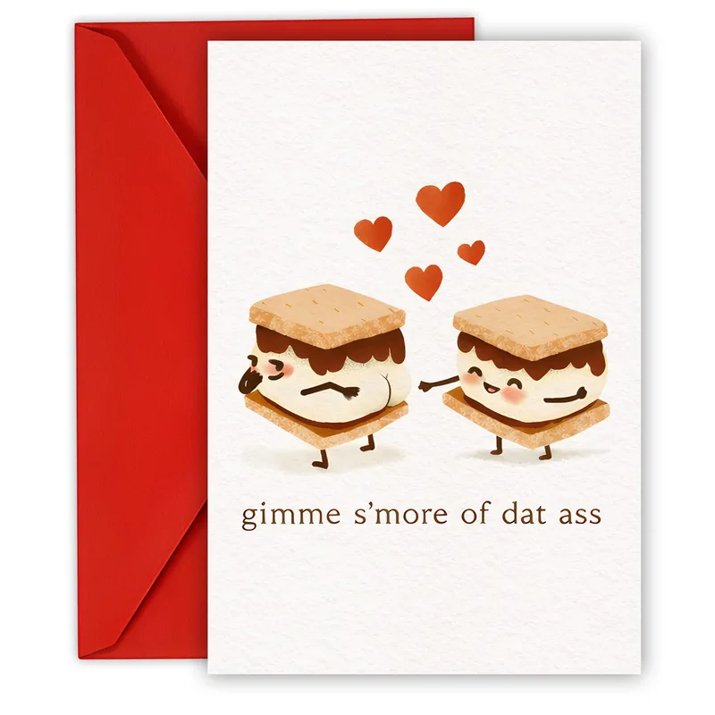 Gimme S’more of Dat Ass Love Card for Your Partner