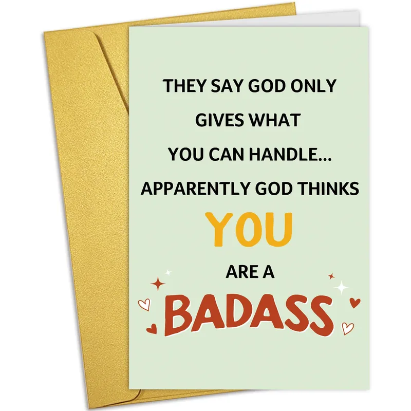 God Only Gives Card for a Friend Who Handles Everything