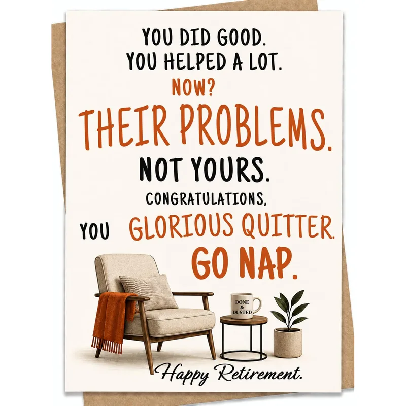 Retirement Nap Card: Their Problems, Not Yours