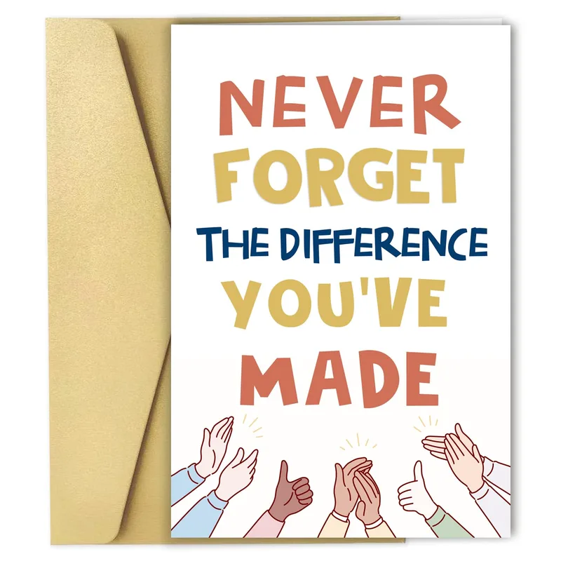 Difference You've Made Card for Your Favorite Helper
