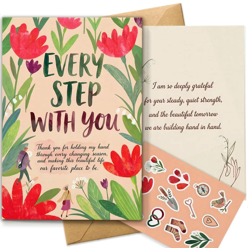 Thank You Partner Card: Every Step With You Design
