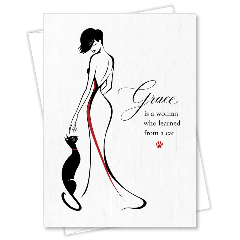 Learned from a Cat Card: A Grace-Filled Thank You