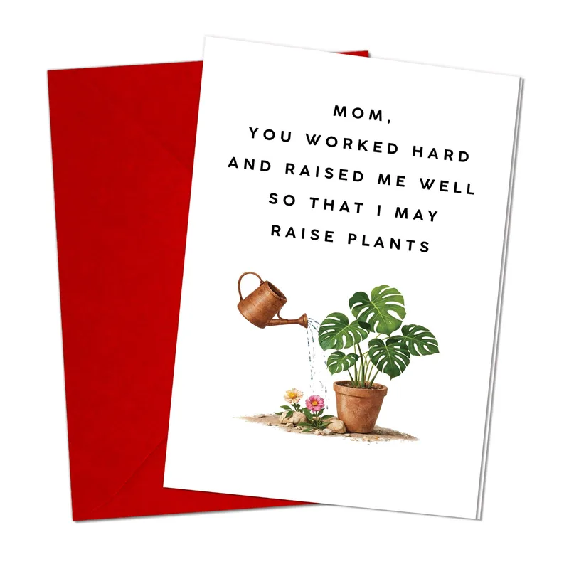 Plant Mom Card: A Thank You for the Greenest Way