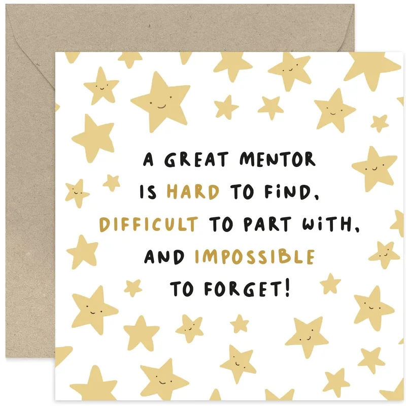Thank You Mentor Card for a Guide Who Changed Your Path