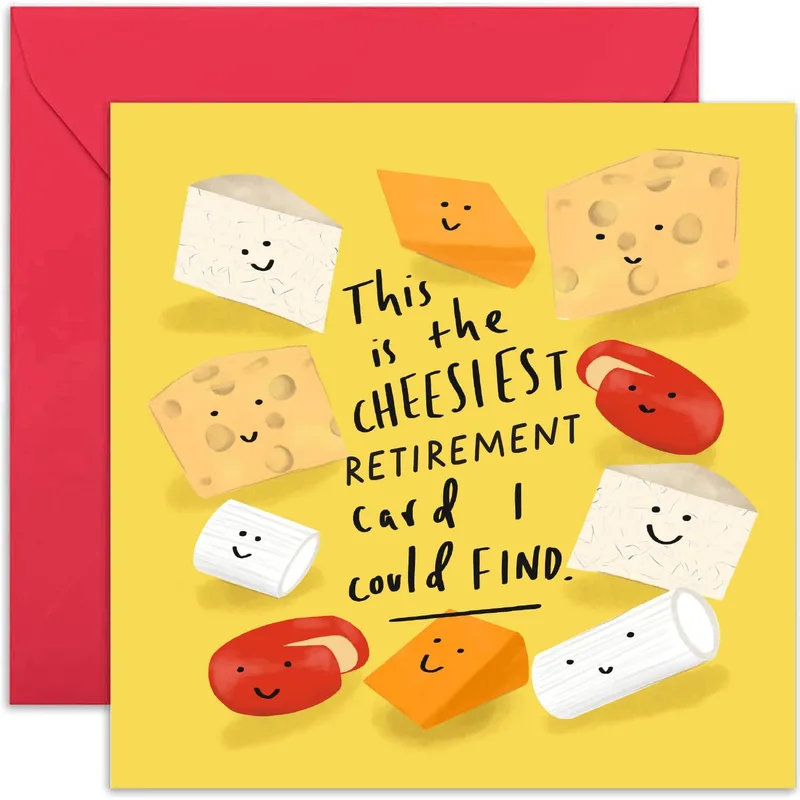 Cheesiest Retirement Card for a Fun Farewell