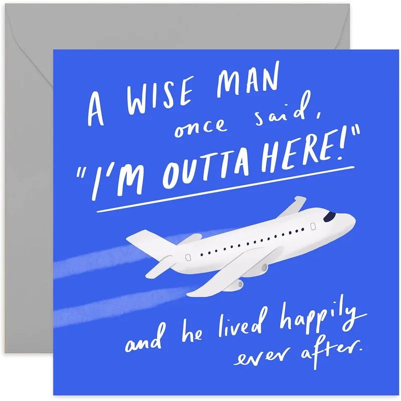 A Wise Man Once Said Card for Coworker Leaving