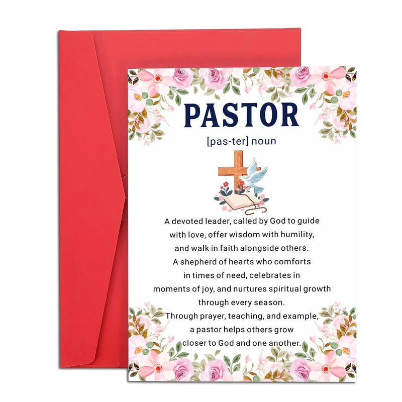 Pastor Definition Card: A Heartfelt Tribute to Spiritual Leadership