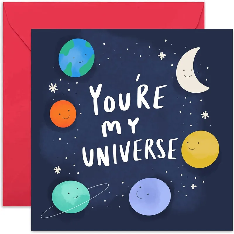 Universe Love Card: You're My Universe Greeting Card
