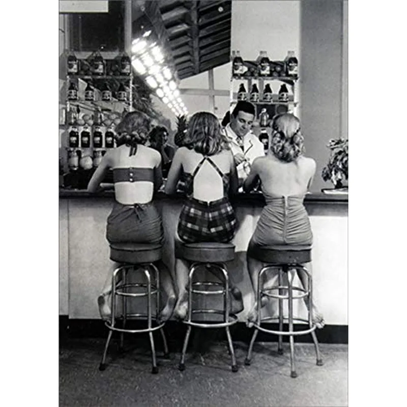 Three Women Bar Friendship Card for Her and Her Girls