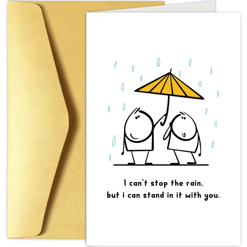 I Can't Stop The Rain Card: Stand Together in the Storm