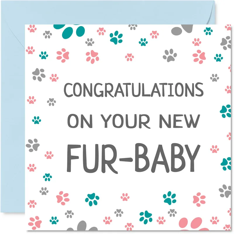New Pet Card: Congrats on Your New Fur-Baby