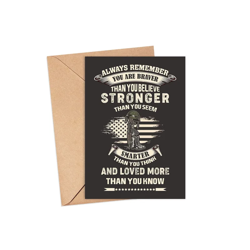 Military Support Card: Braver Than You Believe