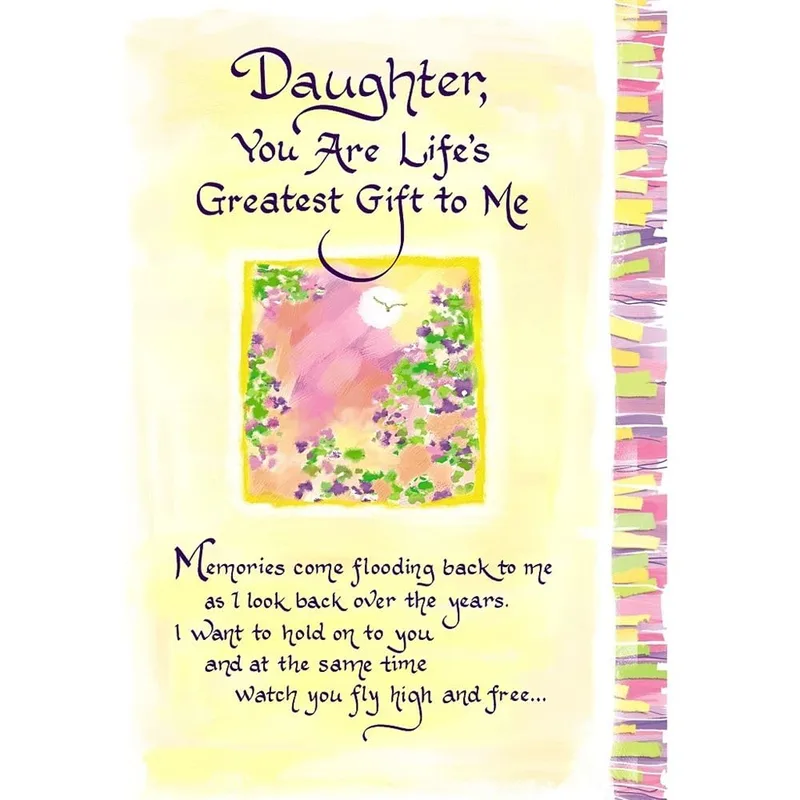 Daughter Love Card: Life's Greatest Gift to Me