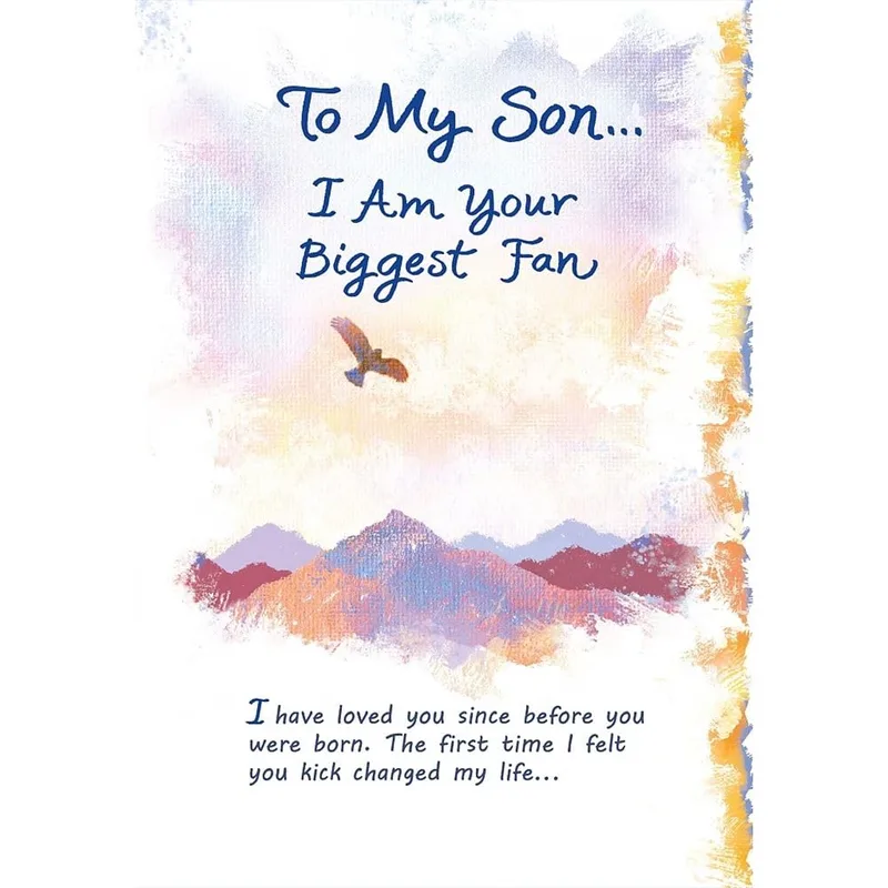Proud Mom Son Card: To My Son, I Am Your Biggest Fan