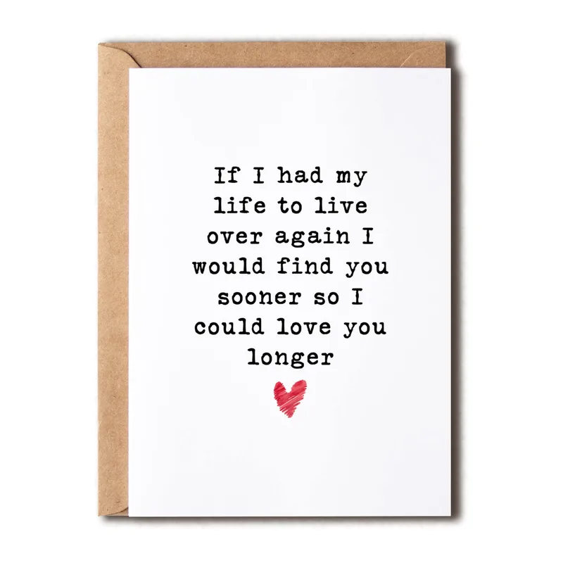 Love You Longer Card for Your Favorite Person