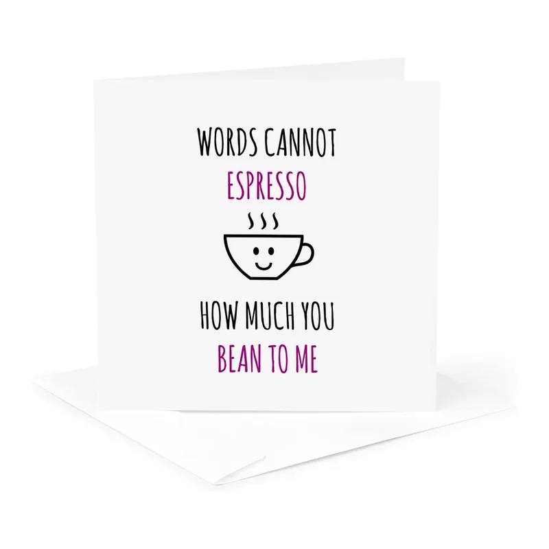 Coffee Pun Card for the Friend Who Keeps You Going