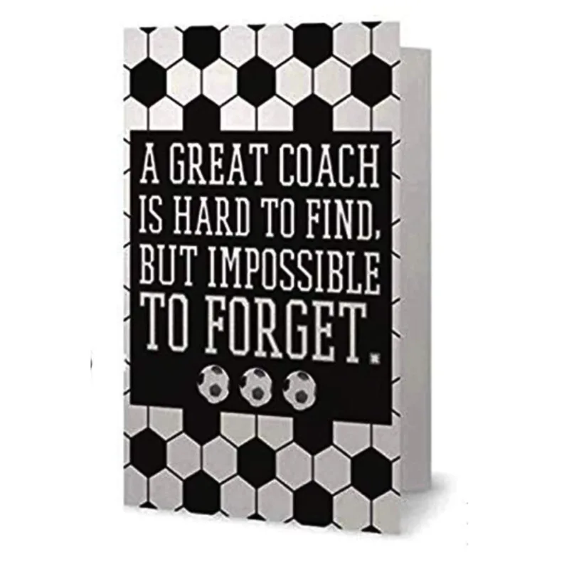 Best Coach Thank You Card: Hard to Find, Impossible to Forget