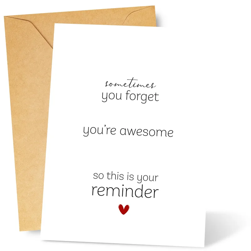 Awesome Reminder Card for Someone Who Forgets Their Worth
