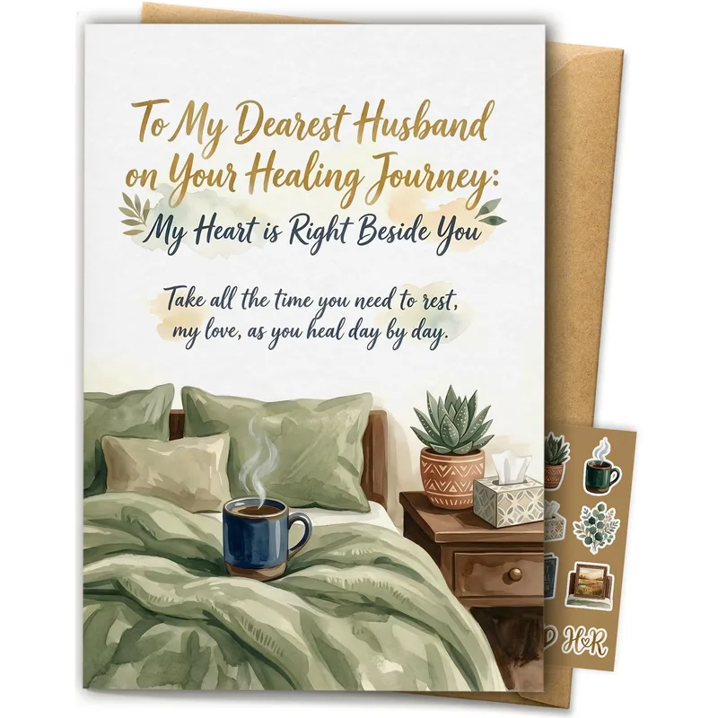 Healing Husband Card: A Gentle Note for Recovery Days
