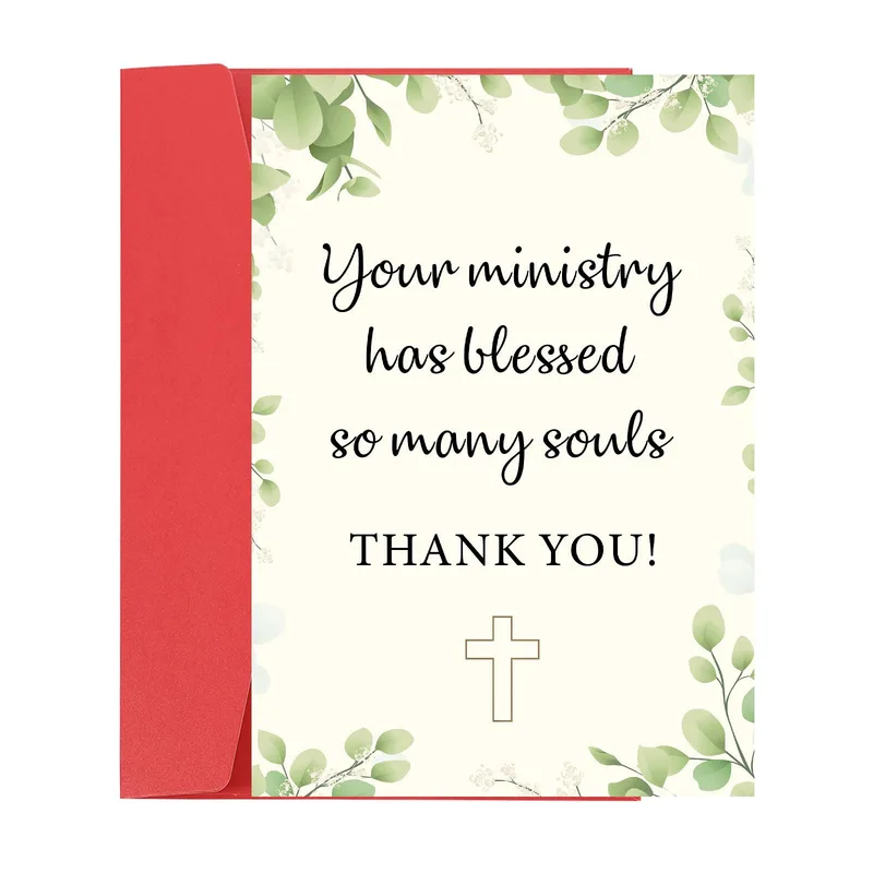 Your ministry has blessed Card for Pastors and Ministers