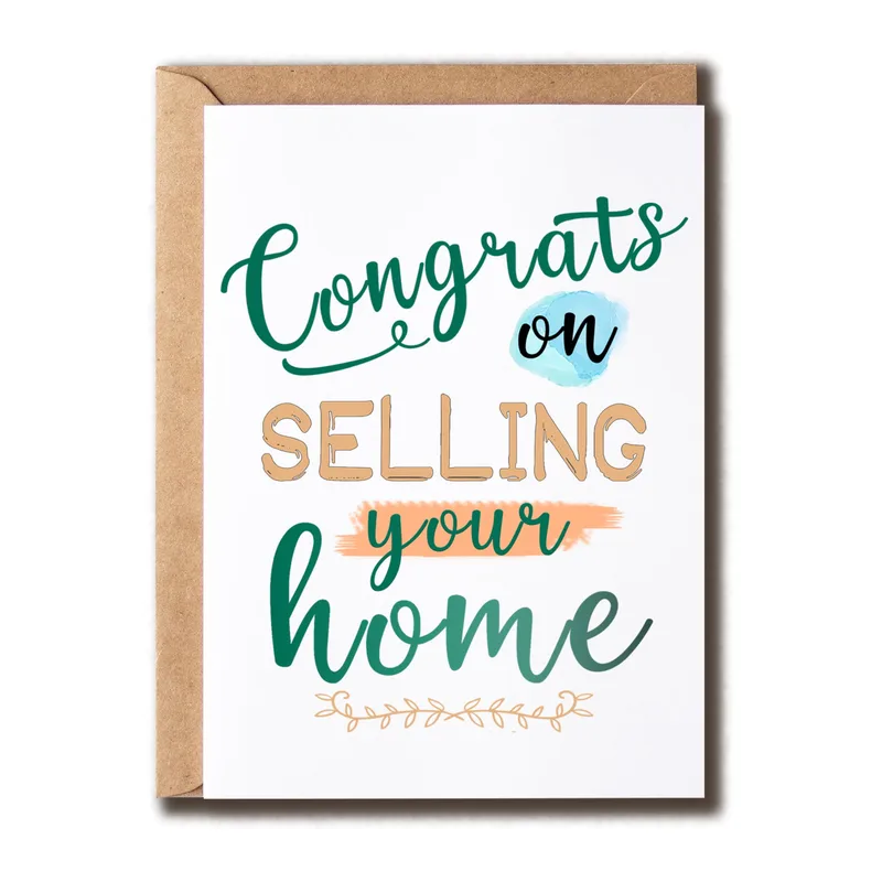 Home Sold Congrats Card for a Milestone Moment