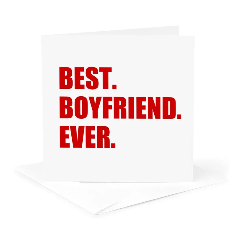 Boyfriend Love Card: Best. Boyfriend. Ever.