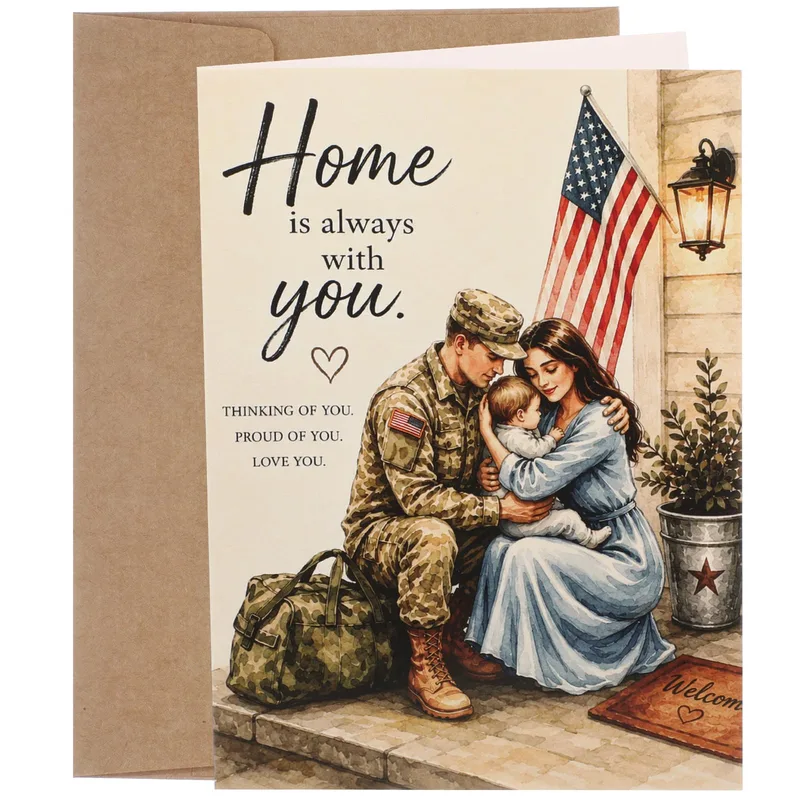 Military Deployment Card: Home Is Always With You
