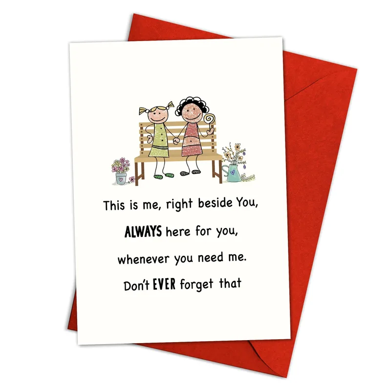 Best Friend Support Card: Always Here for You