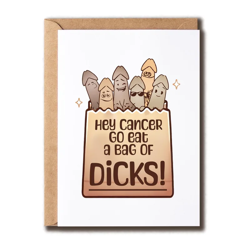 Hey Cancer Go Eat Card: A Cheeky Get Well Greeting