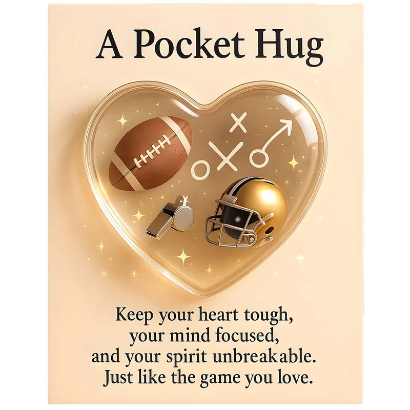 Football Encouragement Card: A Pocket Hug for the Game You Love