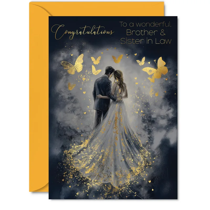 Brother in Law Wedding Card for the Newlywed Couple