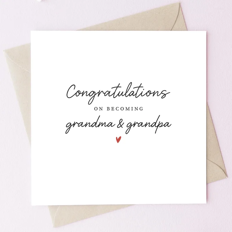 Congrats Grandparents Card