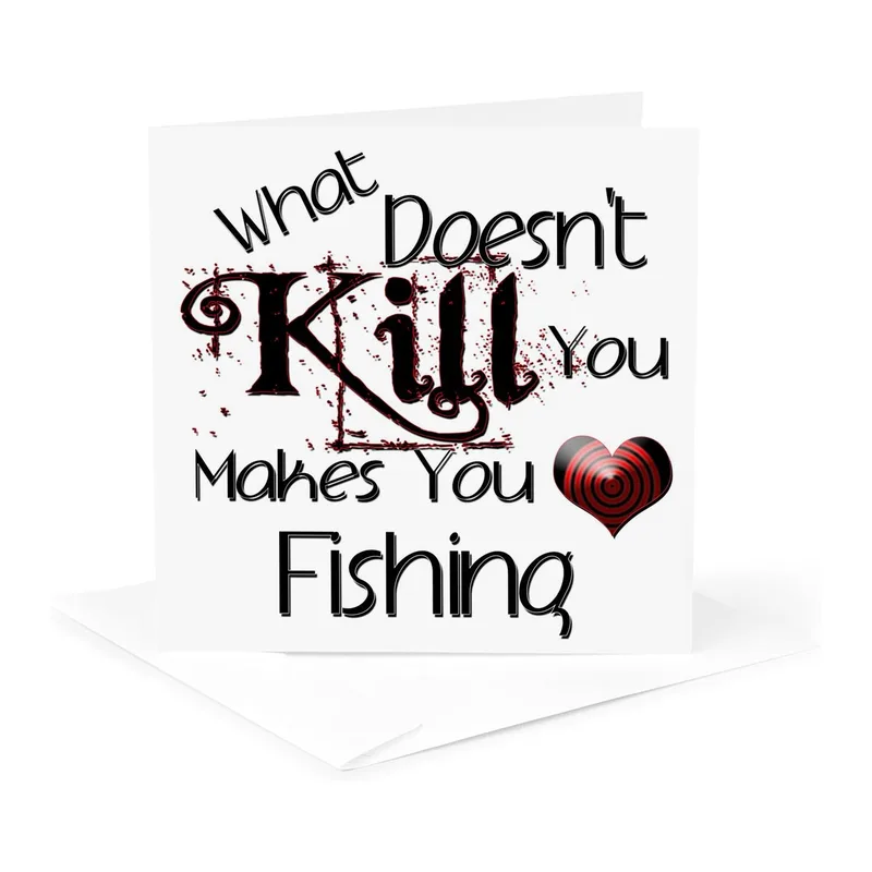Black Script Red Heart Card: What Doesn't Kill You Makes You Fishing