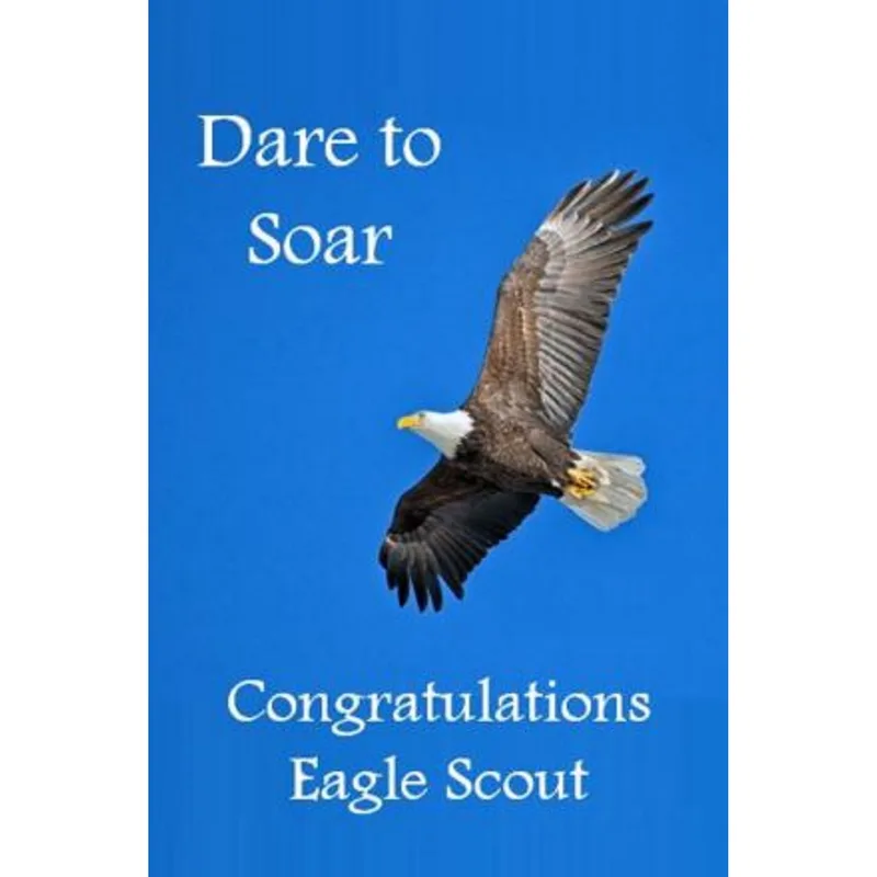 Eagle Blue Sky Congratulations Card for Eagle Scout Achievements